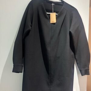 A.P.C. Black Long Sleeve Dress